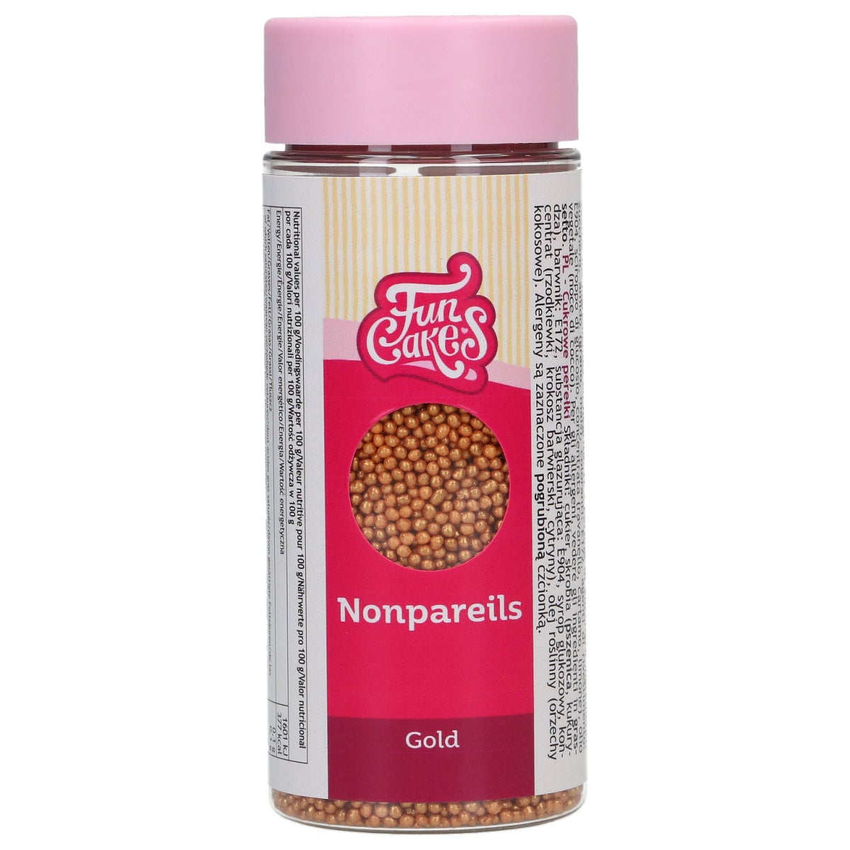 FunCakes Nonpareils Or 80g