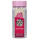 FunCakes Lentilles Choco Métalliques Argent 80g