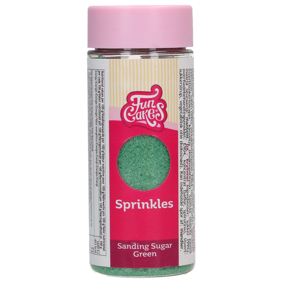 FunCakes Sanding Sugar Vert 80g