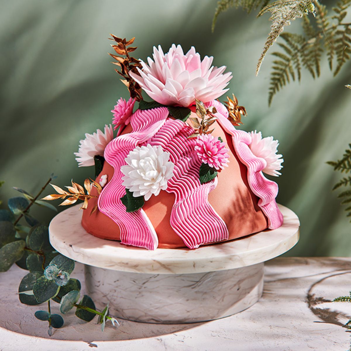 FunCakes Fleurs Comestibles en Azyme Deluxe Pompom/Marguerite Mix Medium pk/12