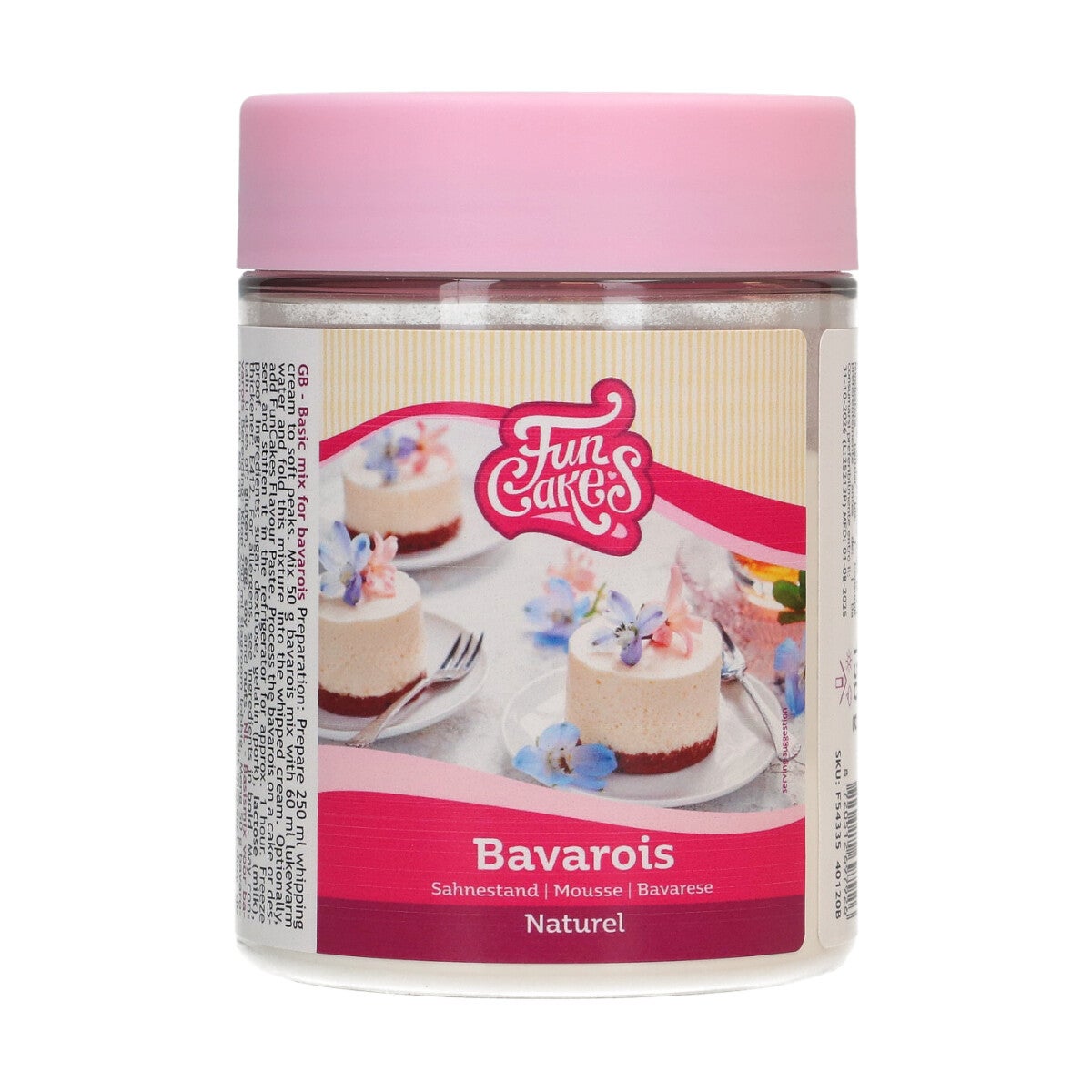 FunCakes Mix pour Bavarois Natural 150g