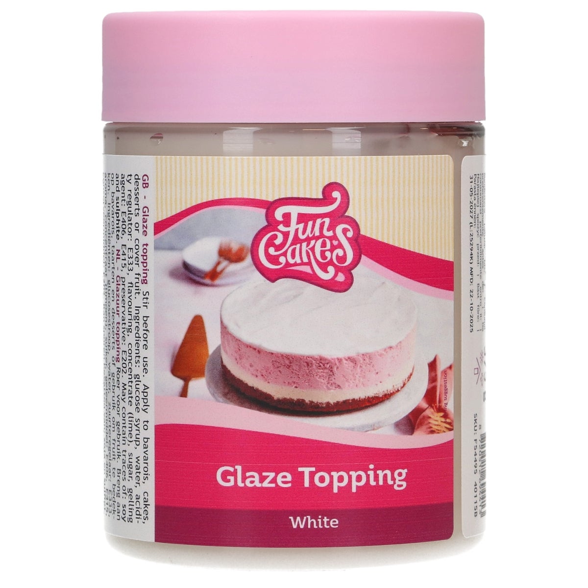 FunCakes Glaze Topping Blanc 375 g