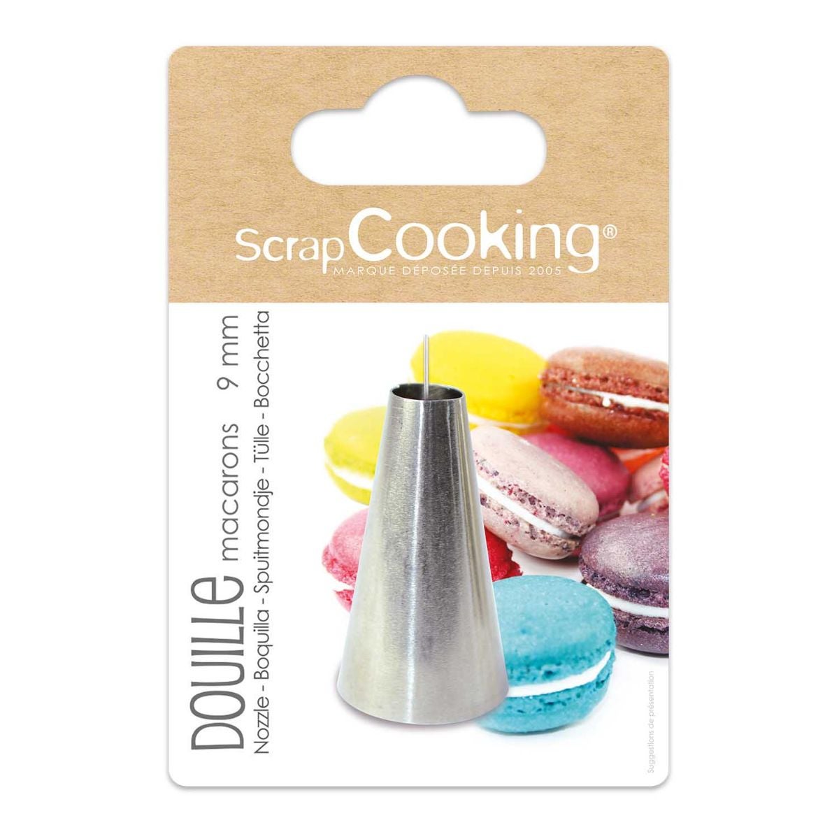 Scrapcooking Pointe cannelée Macaron Piping Tip Ø9mm