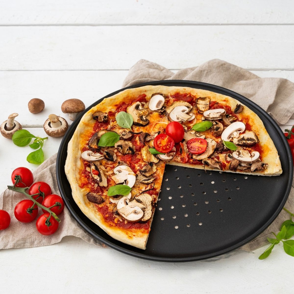 Zenker Plaque à Pizza Perforée Ø32cm