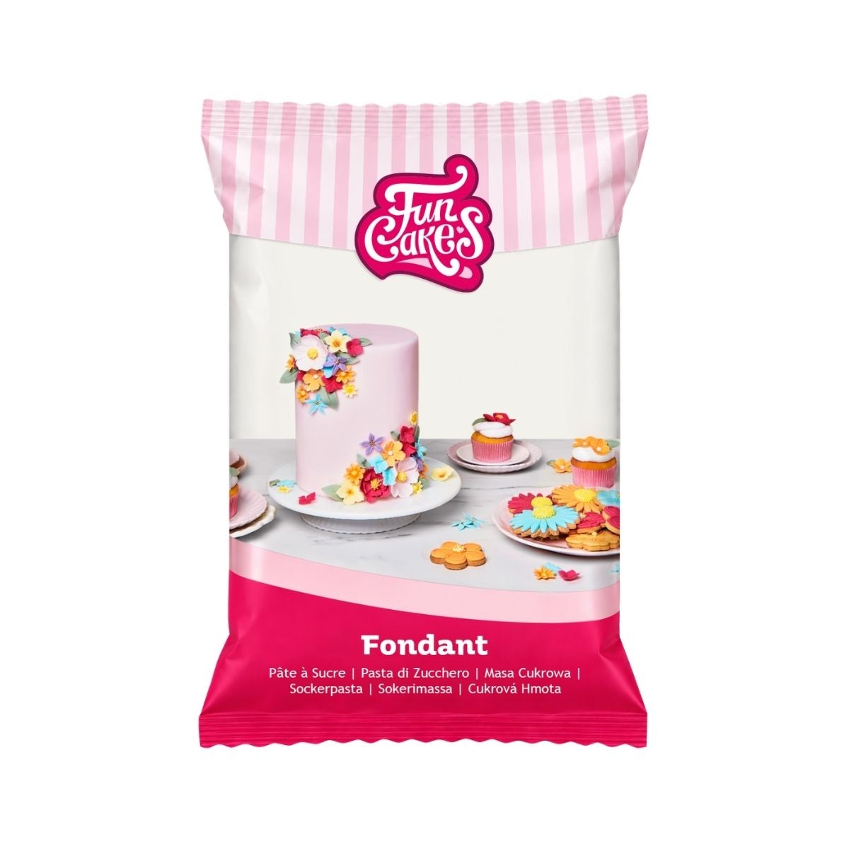 FunCakes Pâte à Sucre Bright White 250g