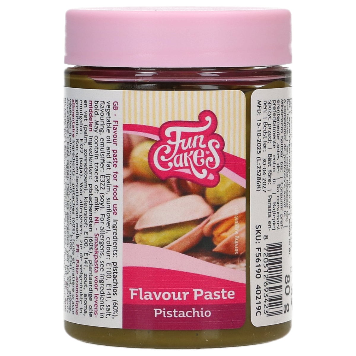 FunCakes Pâte Aromatisante Pistache 80g
