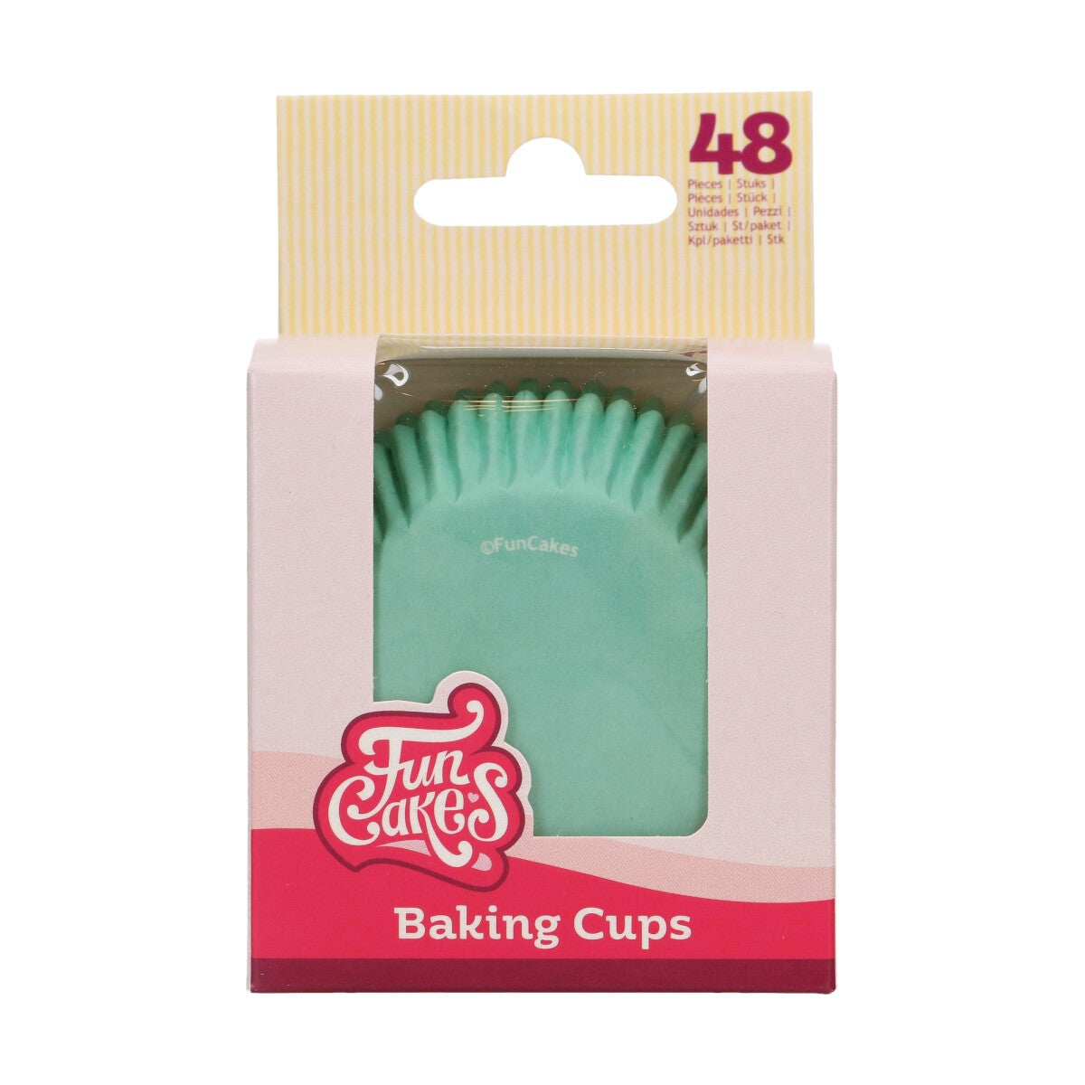 FunCakes Caissettes à cupcake Vert Menthe pk/48