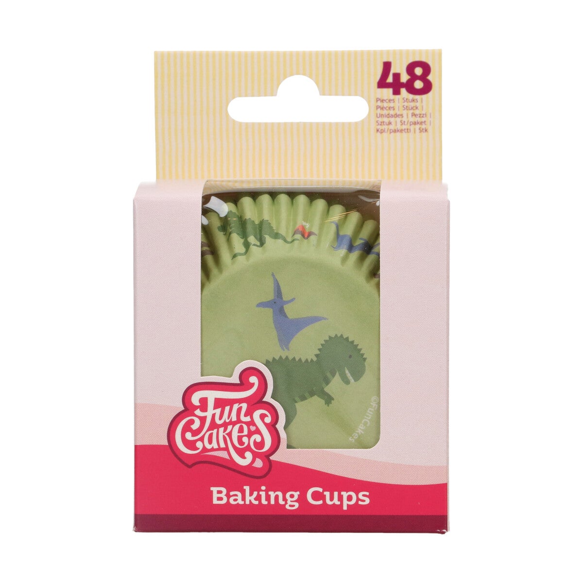 FunCakes Caissettes à cupcake Dino pk/48