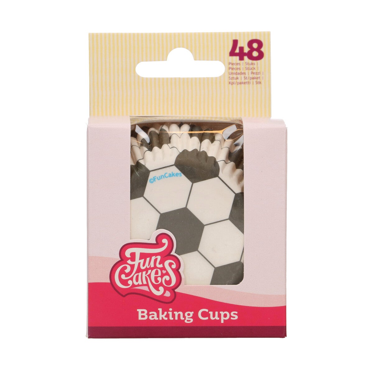 FunCakes Caissettess à cupcake Football pk/48