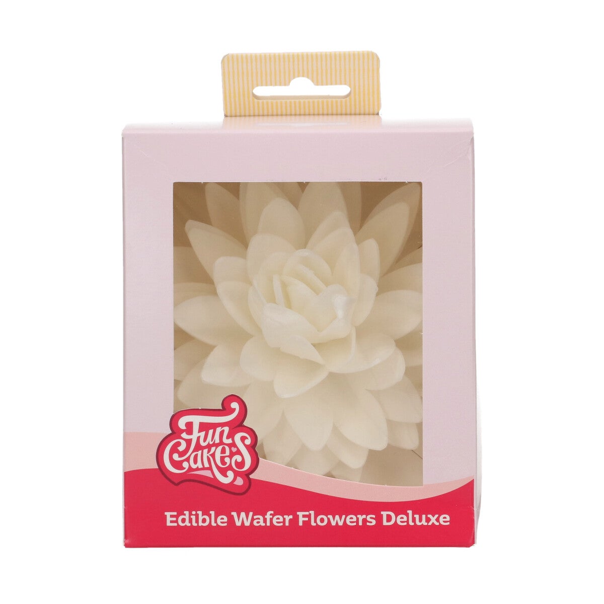 FunCakes Fleurs Comestibles en Azyme Deluxe Pivoine Blanche Large pk/1