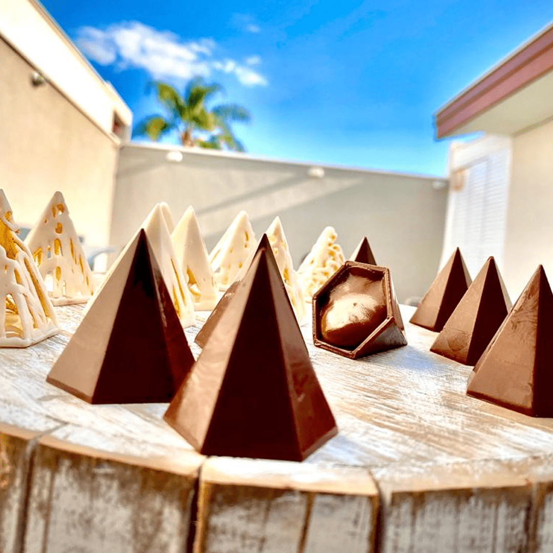 BWB Moule à Chocolat 3-parties - Pyramide