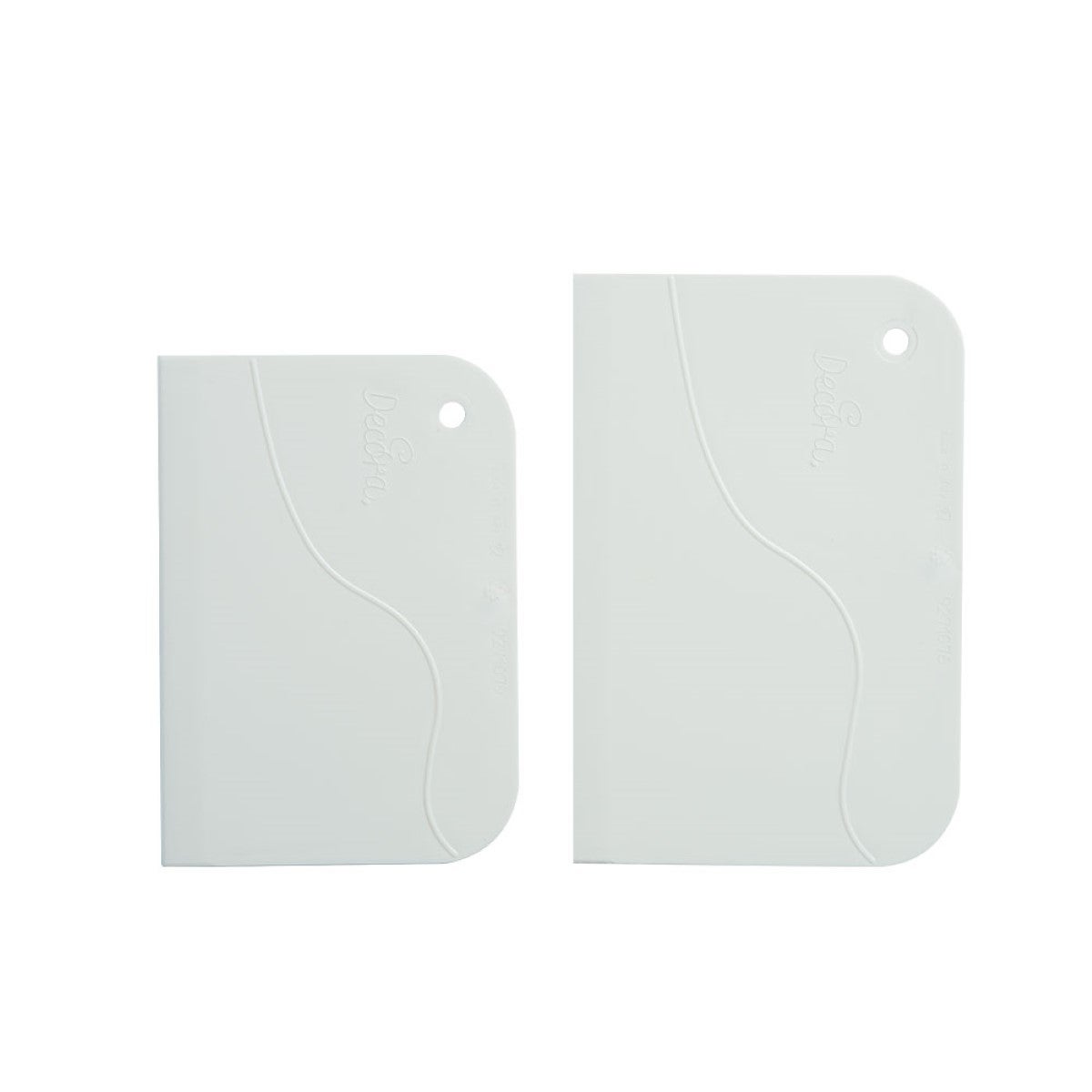 Decora Plastique Grattoirs pk/2 (12x8cm, 13.5x9cm)