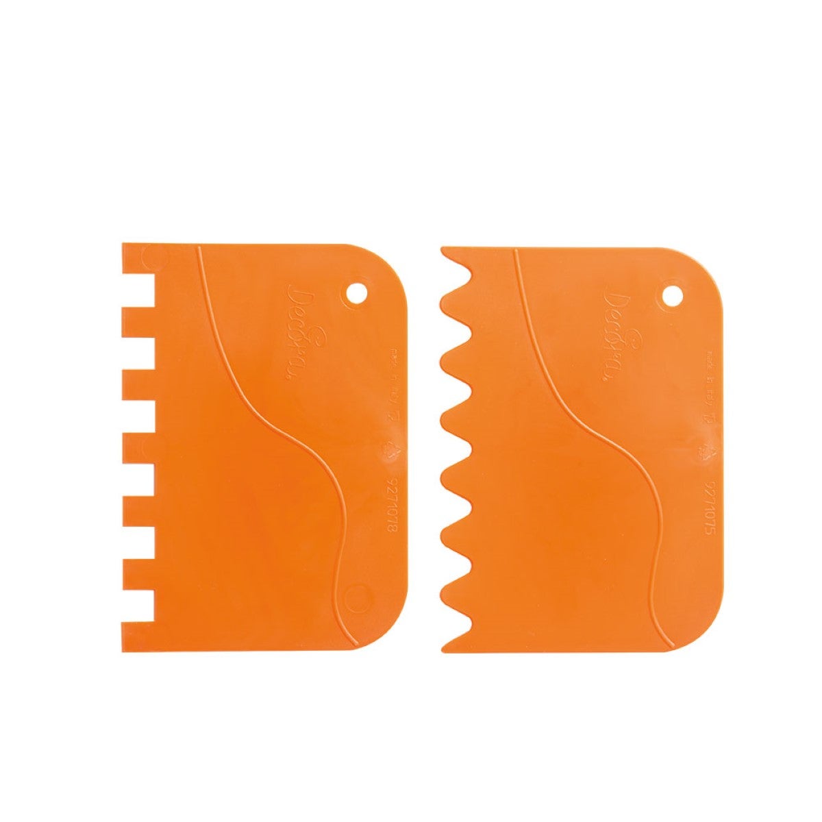 Decora Plastique Grattoirs - Festonné et Ondulé pk/2 (12x8cm)