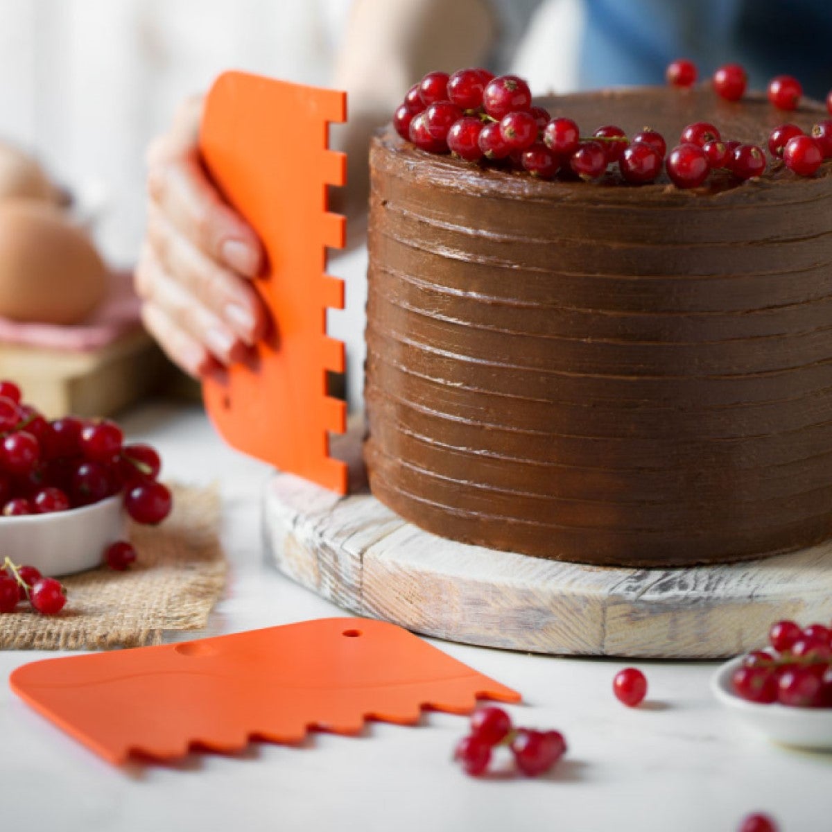 Decora Plastique Grattoirs - Festonné et Ondulé pk/2 (12x8cm)