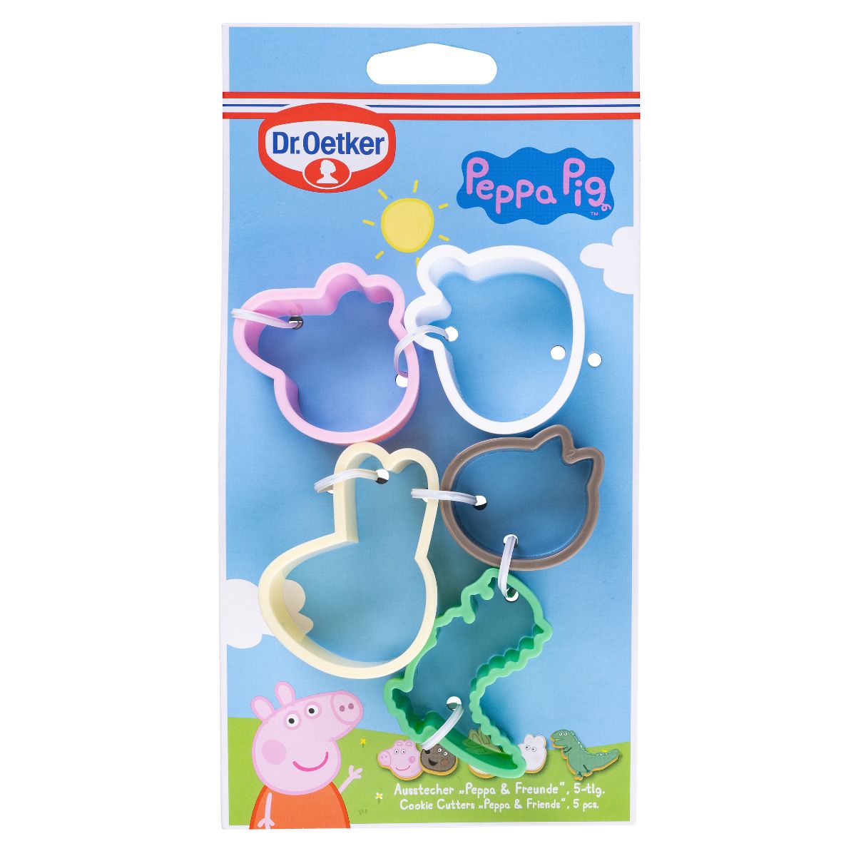 Dr. Oetker Peppa Pig & Friends - Ensemble d'emporte-pièces pc/5