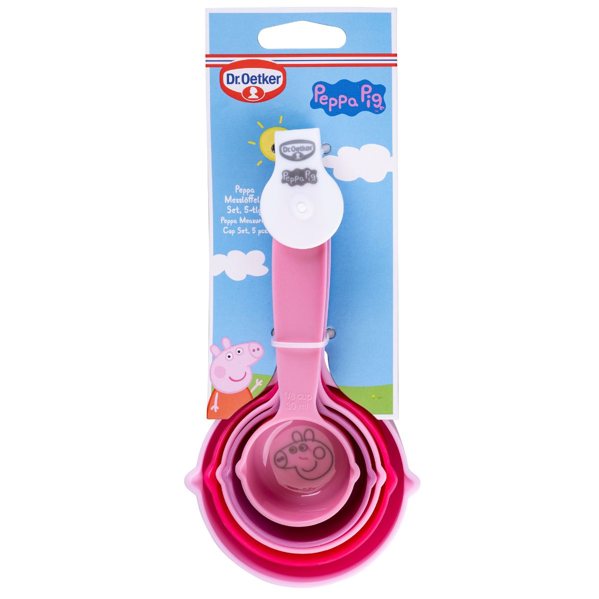 Dr. Oetker Peppa Pig - Set de Cuillères à Mesurer pièce/5