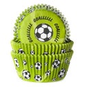 House of Marie Baking cups Soccer Green - pk/50