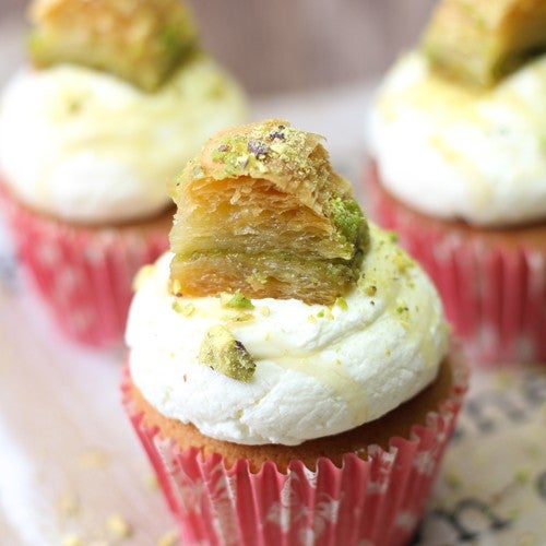 Turkse baklava cupcakes