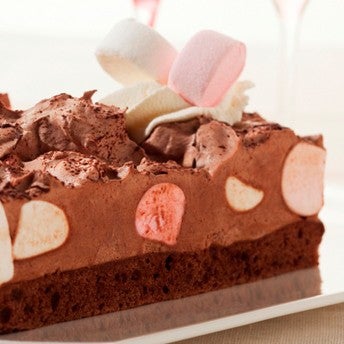 Chocolade bavarois taart