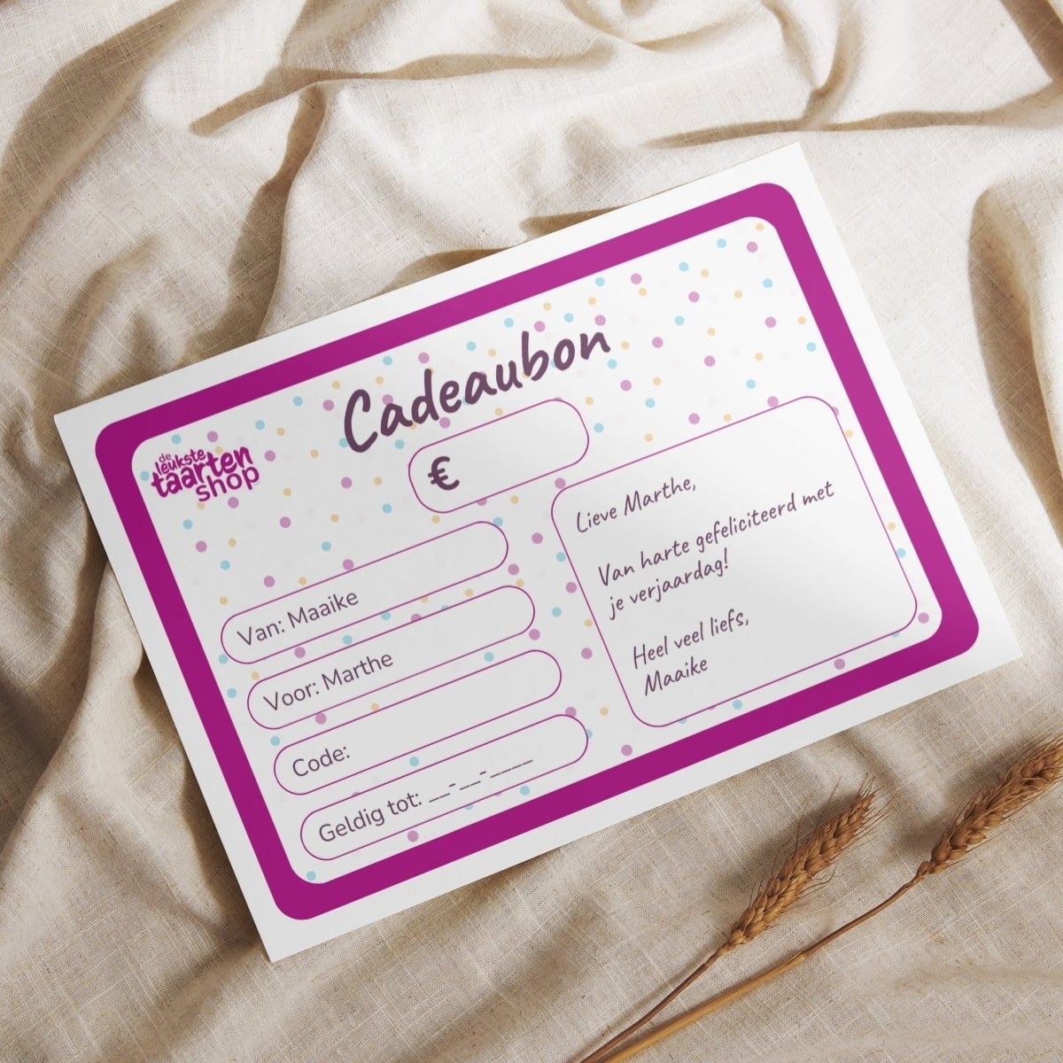 Carte cadeau