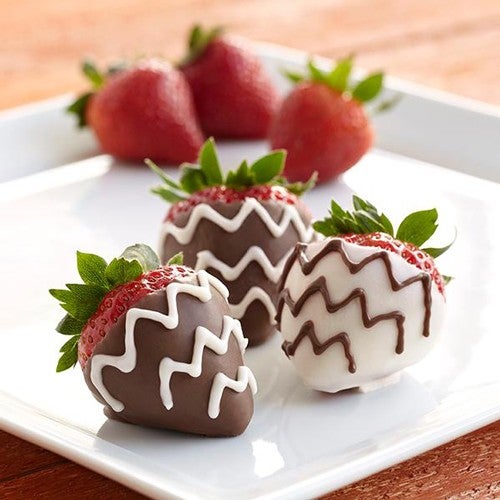 Chocolade aardbeien