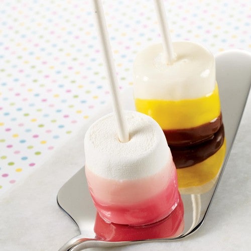 Dipped marshmallow pops