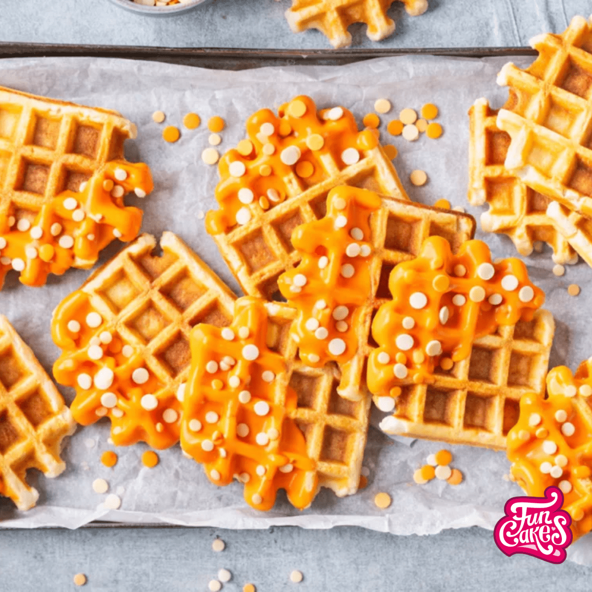 Koningsdag Wafels met Deco Melts