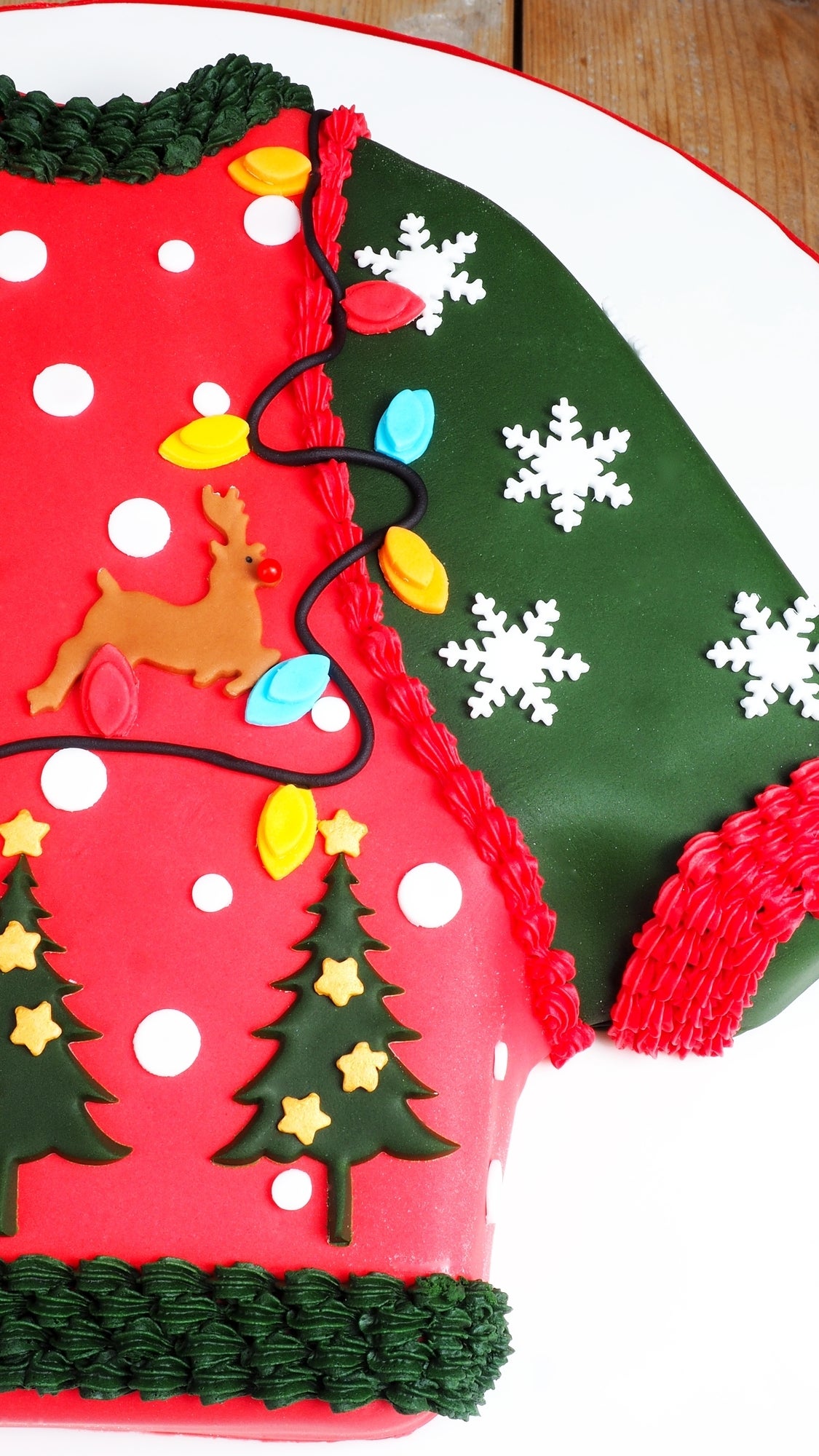 Ugly Christmas Sweater Taart