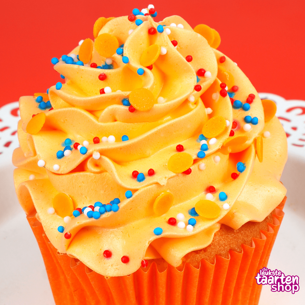 Oranje Cupcakes