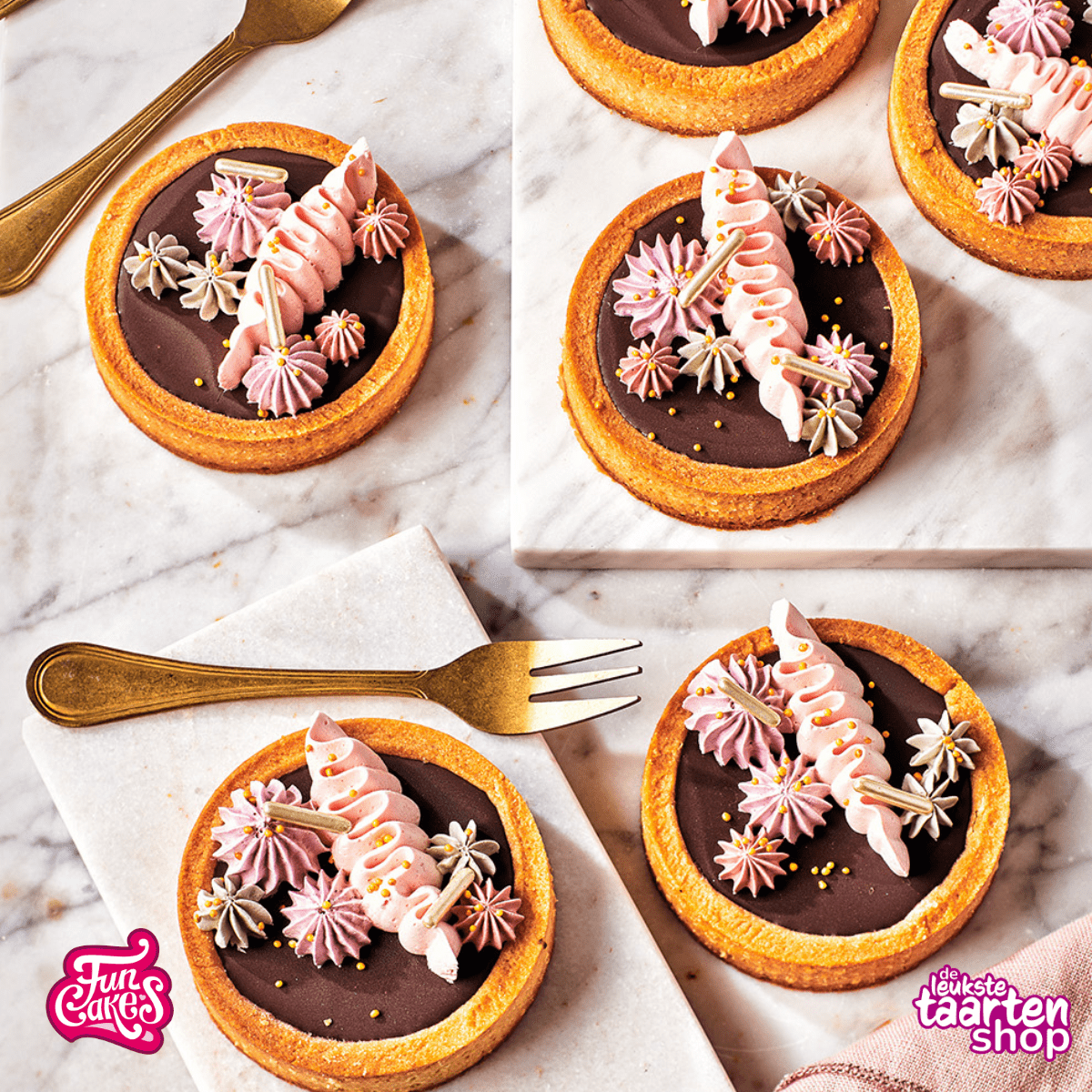 Tartelettes met Choco Ganache