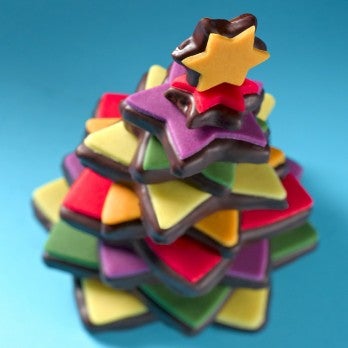 Koekjes kerstboom