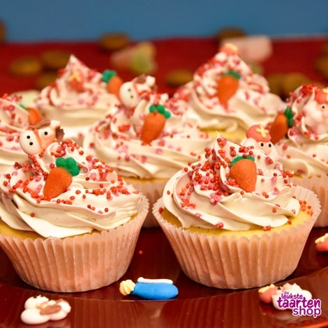 Sinterklaas Cupcakes met Speculaas Enchanted Cream