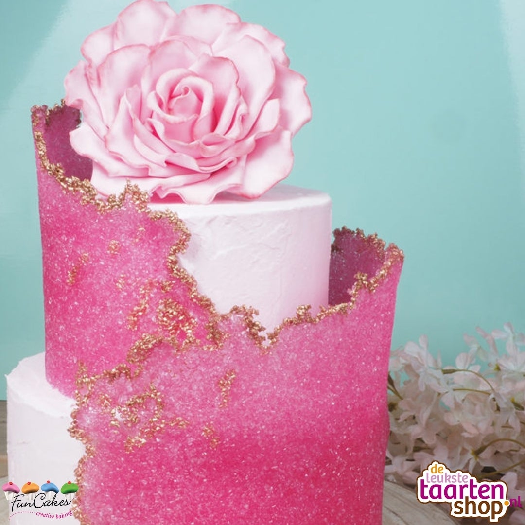 Roze Sugar Sheet Taart