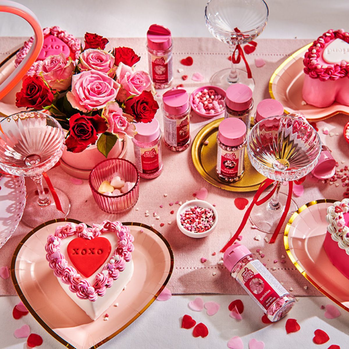 Galentine Bento Cakes