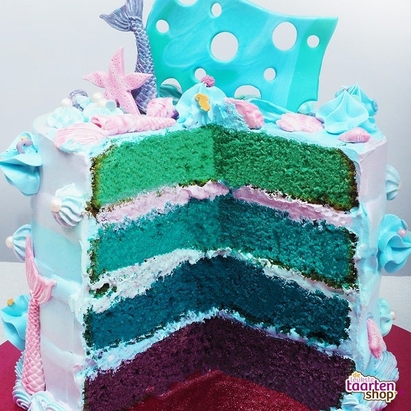 Recept Mermaid taart