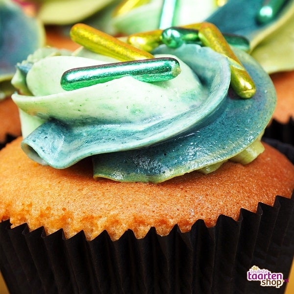 Botanische sugar rods cupcakes