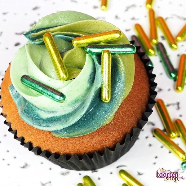 Botanische sugar rods cupcakes