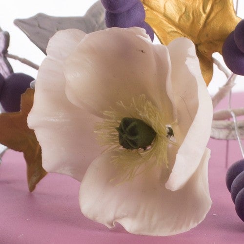 Winter taart met bloemen