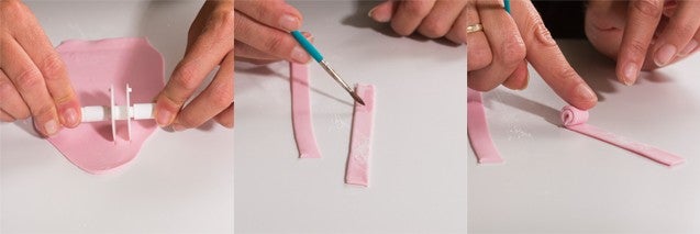 Vrolijke quilling taart