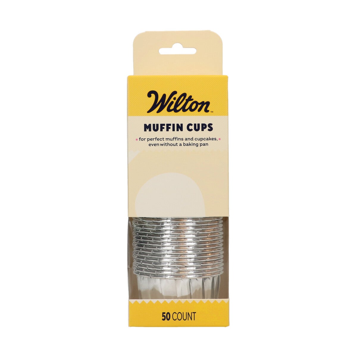 Wilton Muffin Cups Argent set/50