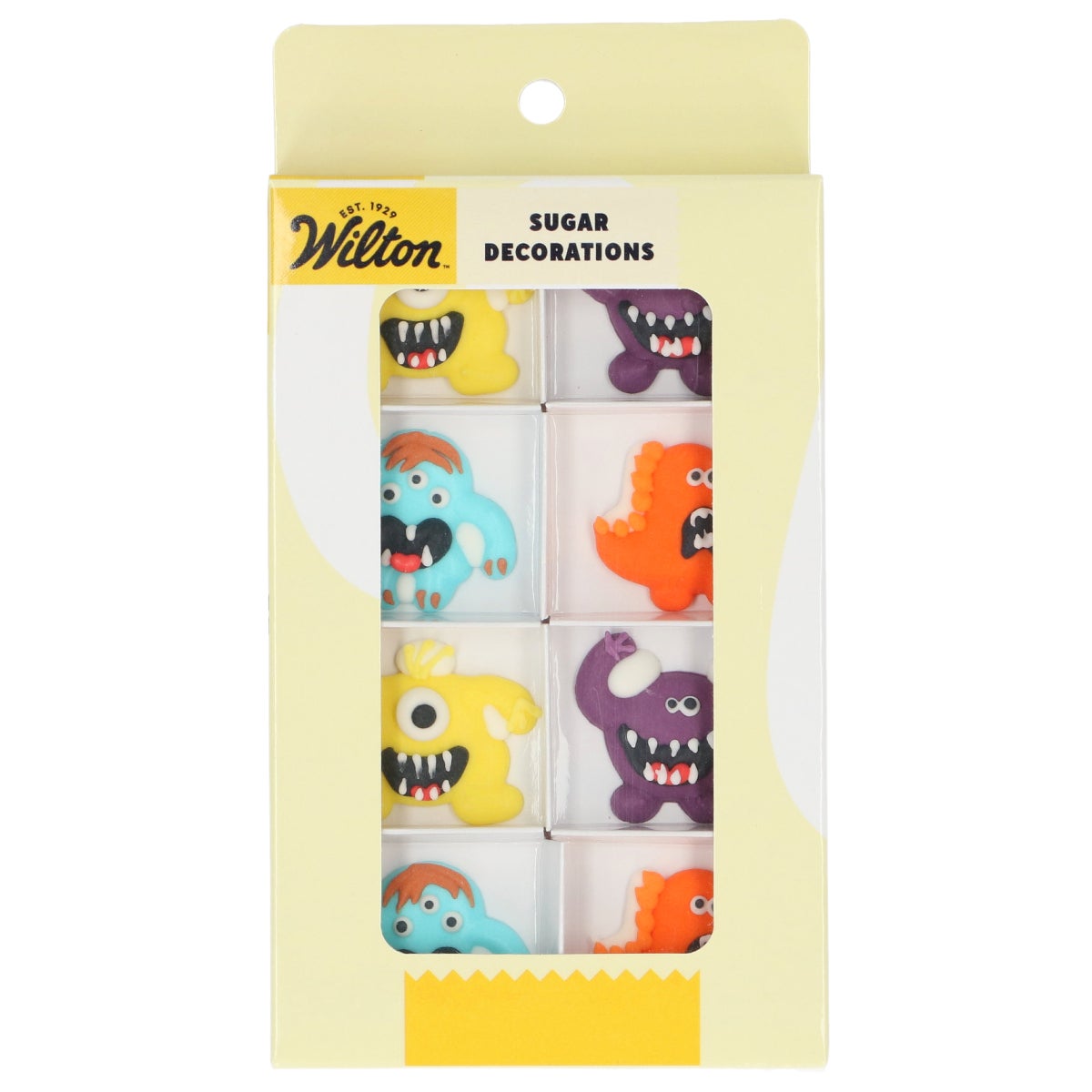 Wilton Décorations en Sucre Monstres Fous set/8
