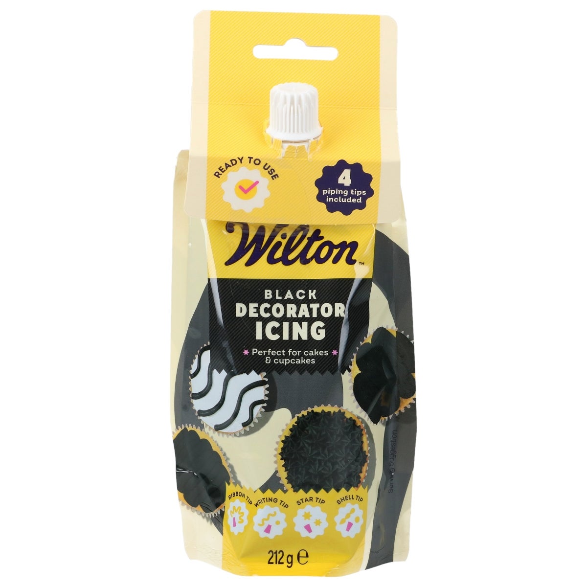 Wilton Glaçage Décoration Noir 212g