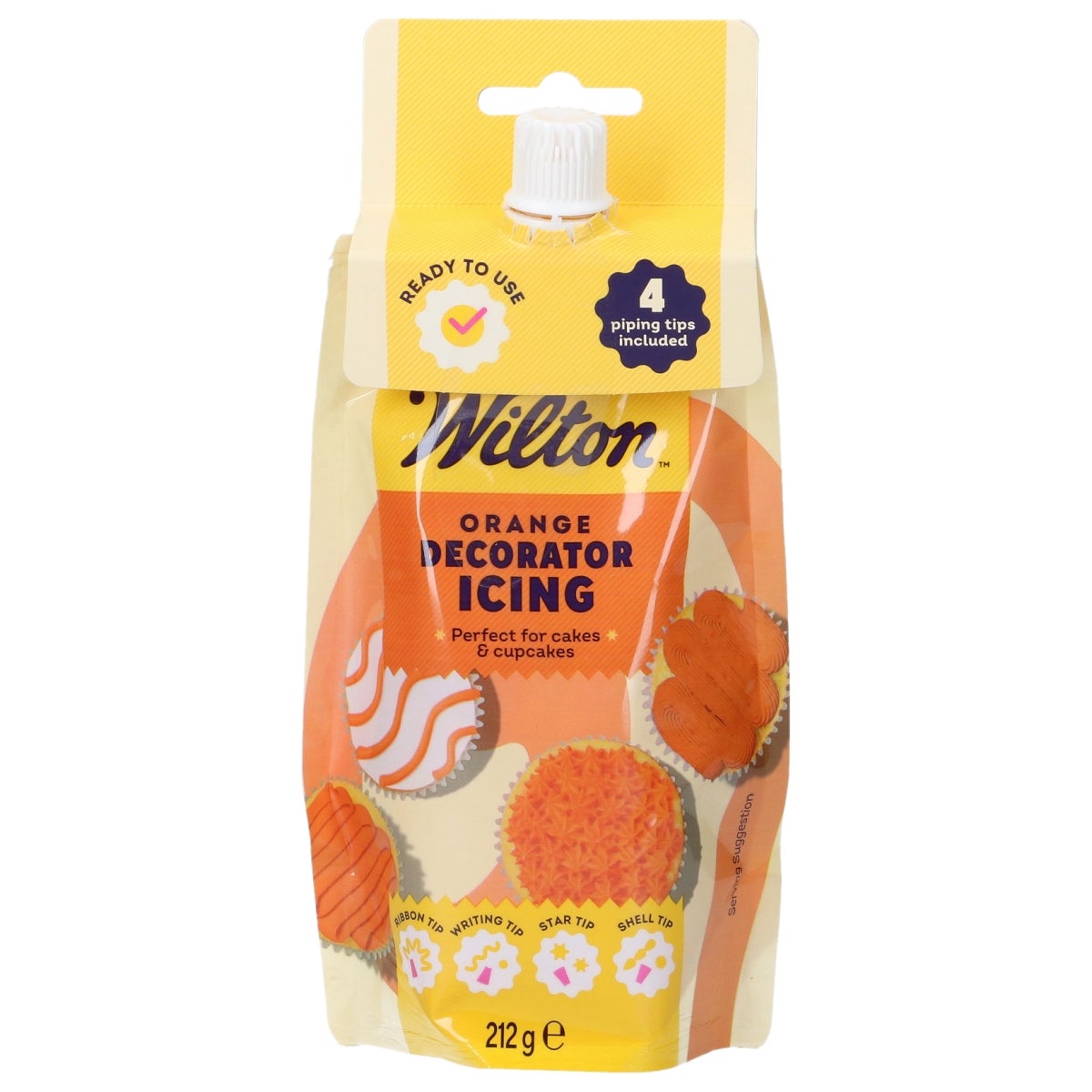 Wilton Glaçage Décoration Orange 212g