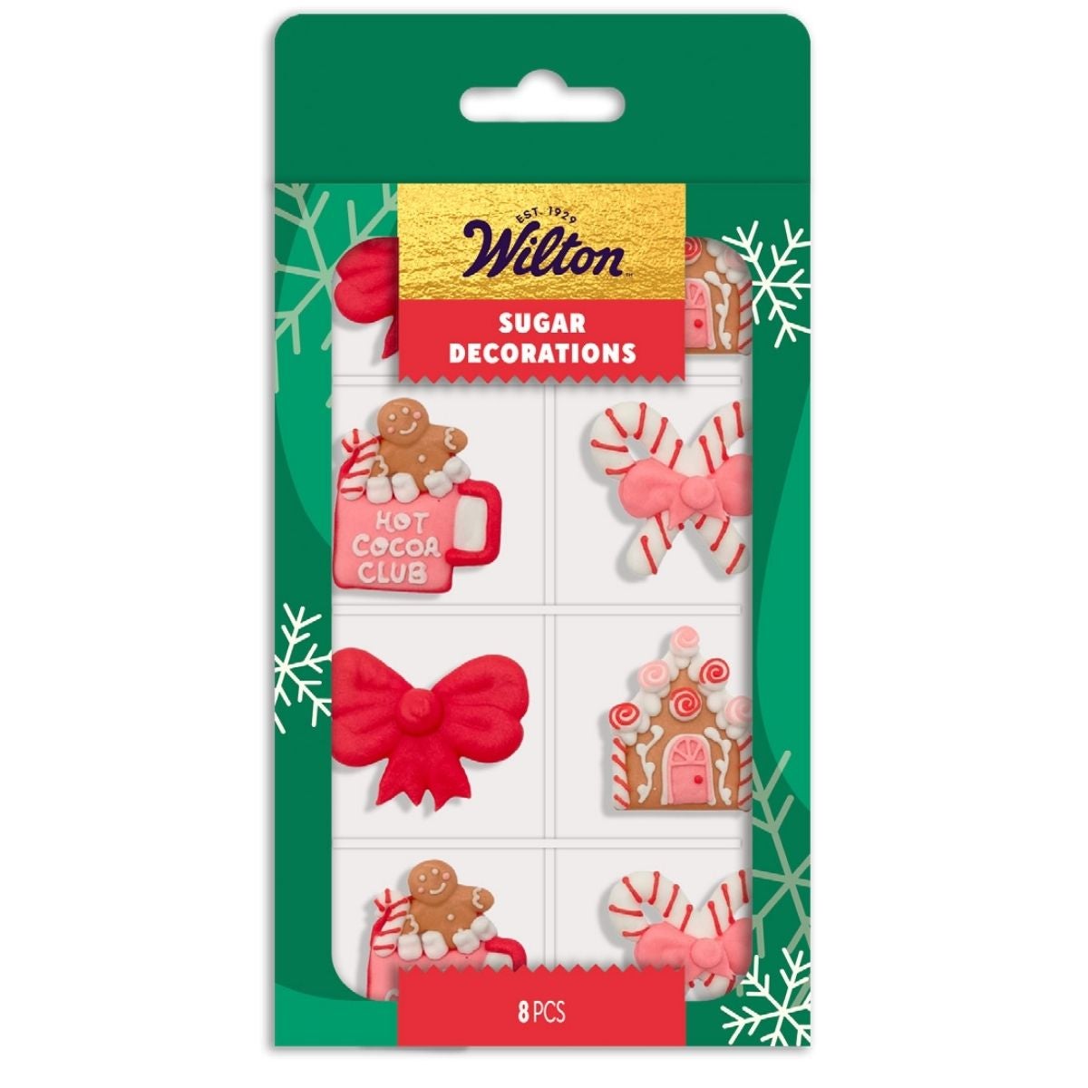 Wilton Décorations en Sucre Candy Christmas set/8