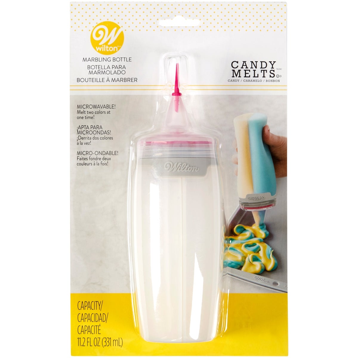Wilton Candy Melts Bouteille Effet Marbré