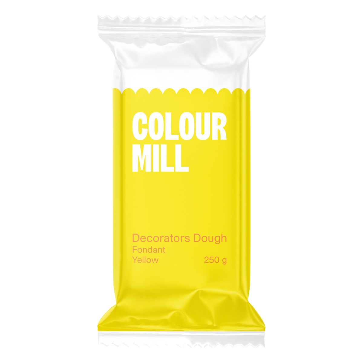 Colour Mill Pâte à Sucre Decorators Dough Jaune 250g