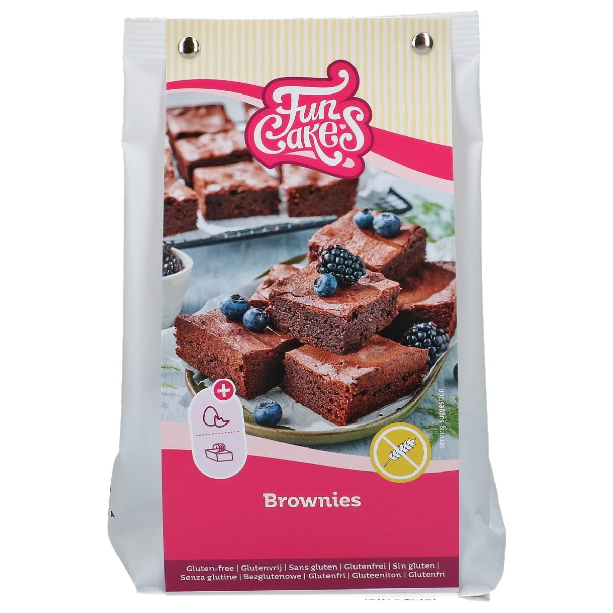 FunCakes Mix pour Brownies Sans Gluten 400g