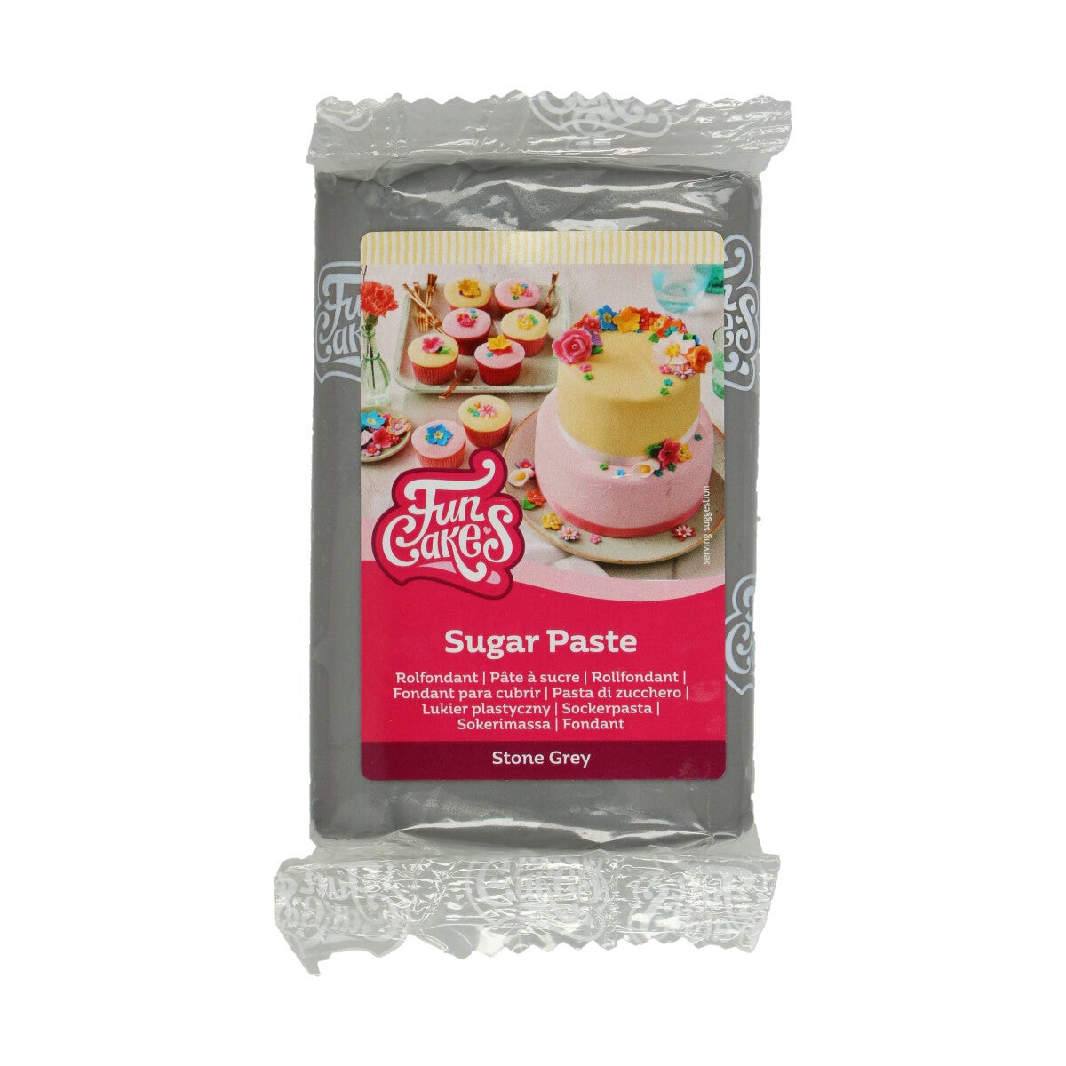 FunCakes Pâte à Sucre Stone Grey 250g