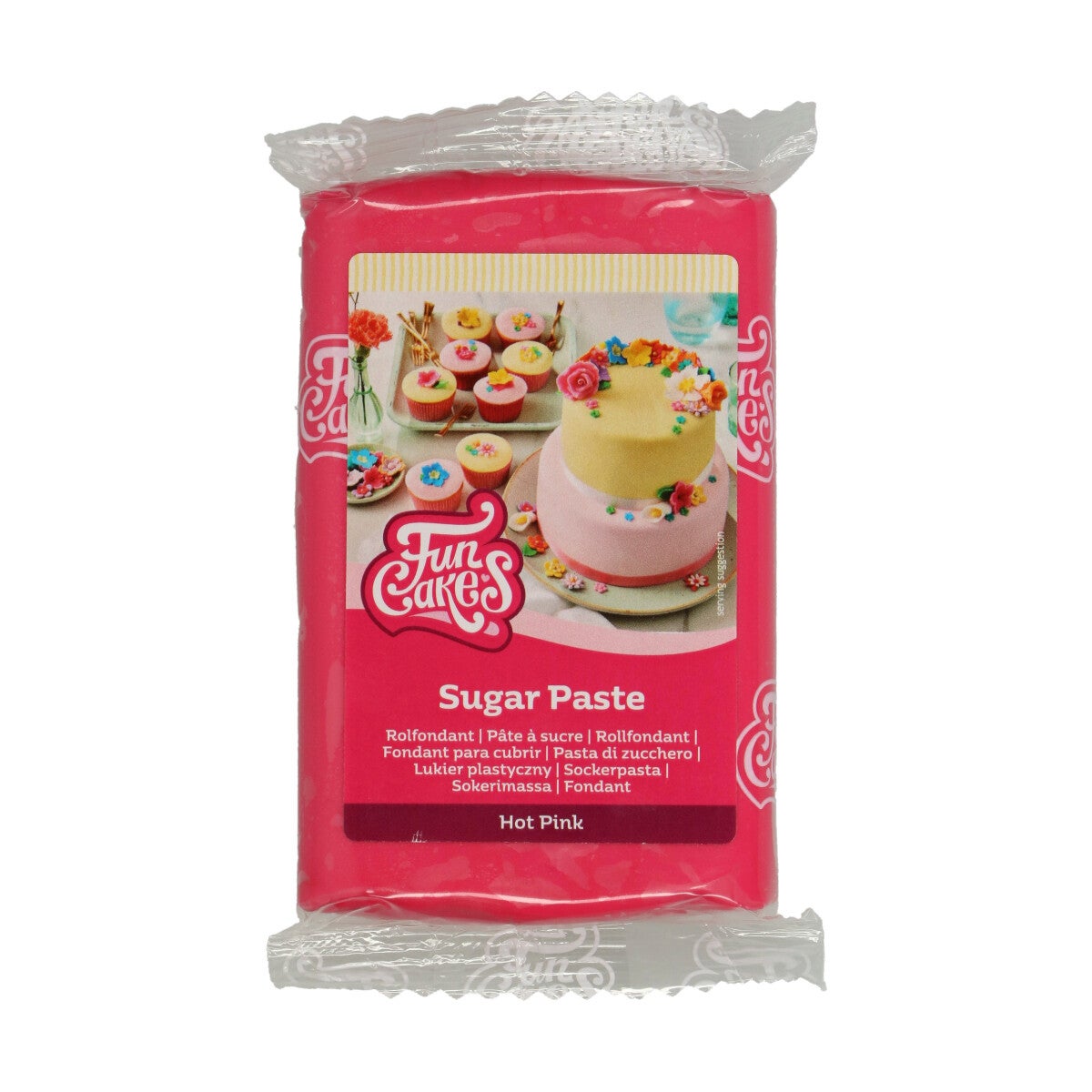 FunCakes Rolfondant Donkerroze 250g