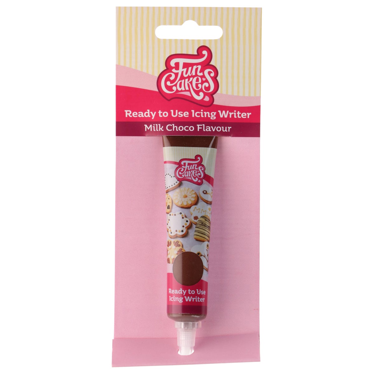FunCakes Icing Writer Chocolat au Lait Prêt à l’Emploi 25g